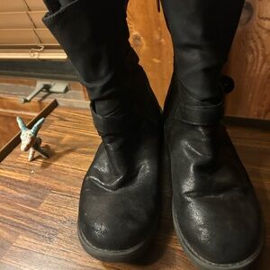 Carlos by Carlos Santana Black Combat Boots